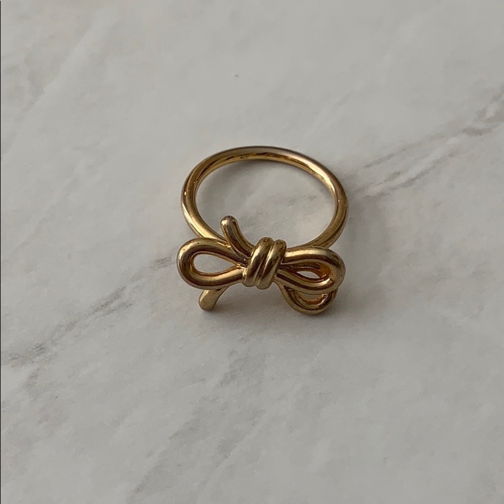Gold Bow Ring